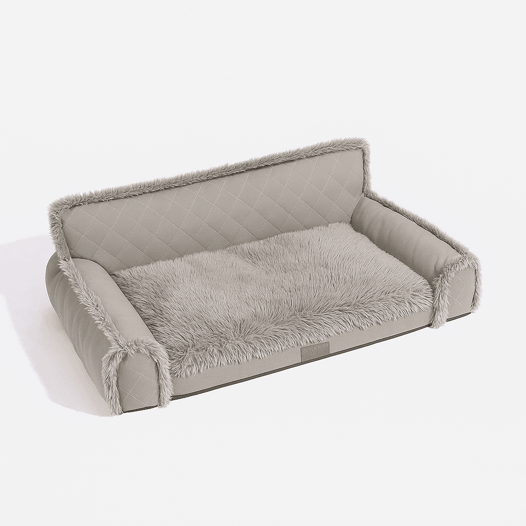 Lit orthopédique pour chien en similicuir - Woofylife
