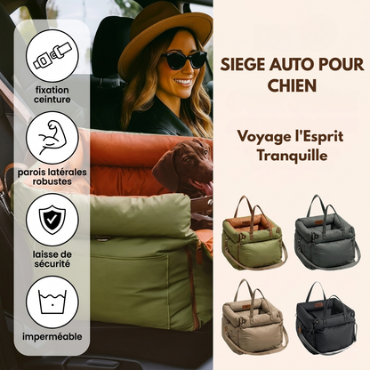 Siège auto pour chien - Voyage en toute sécurité