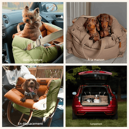 Siège  auto pour petit chien - Woofylife