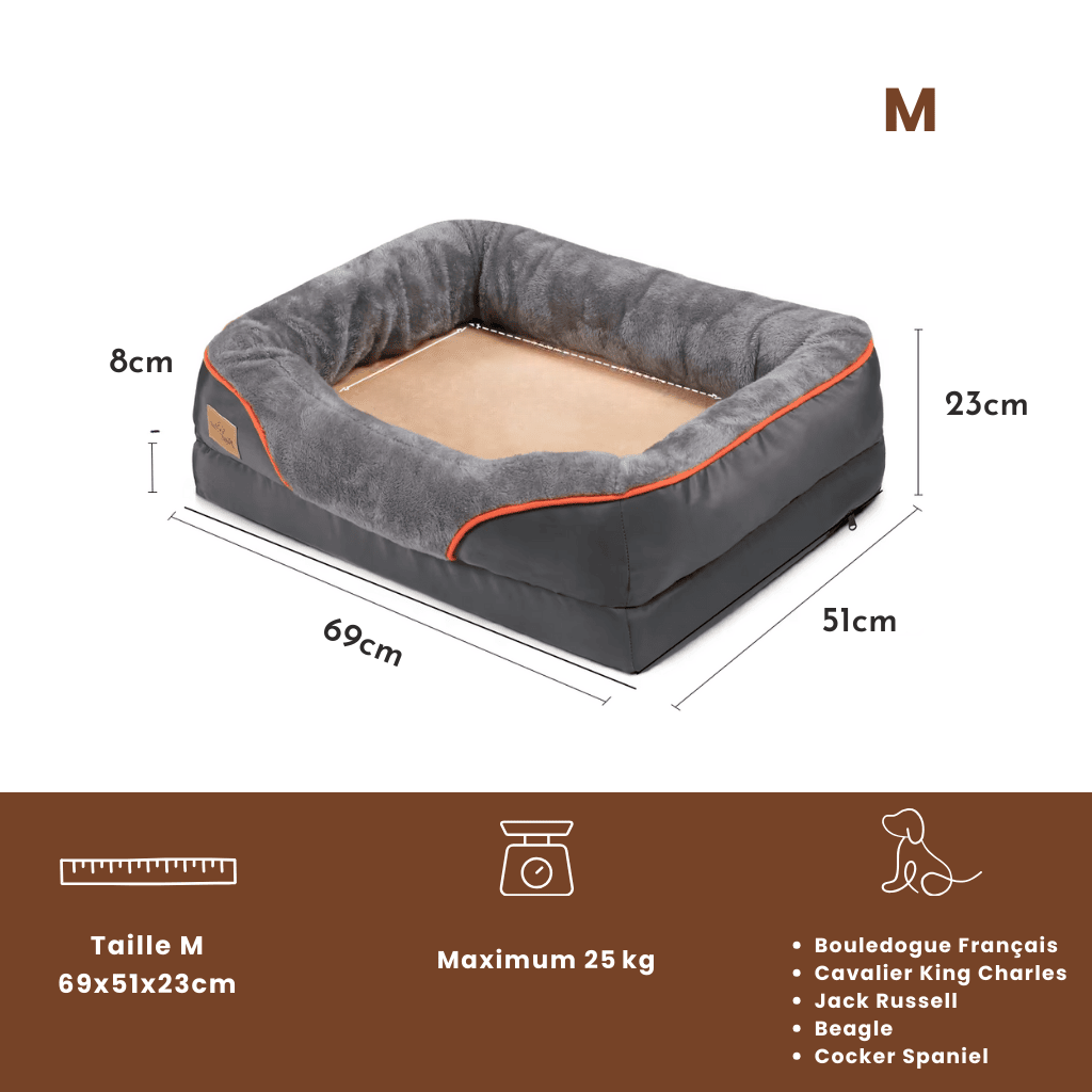 Panier pour chien orthopédique
