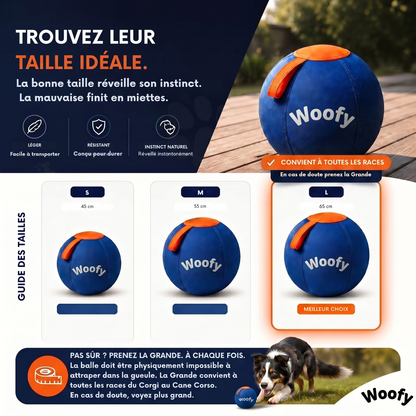 Balle géante indestructible Woofylife