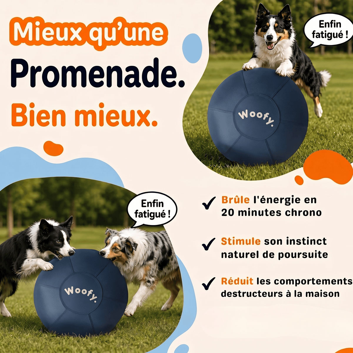 Balle géante Woofylife