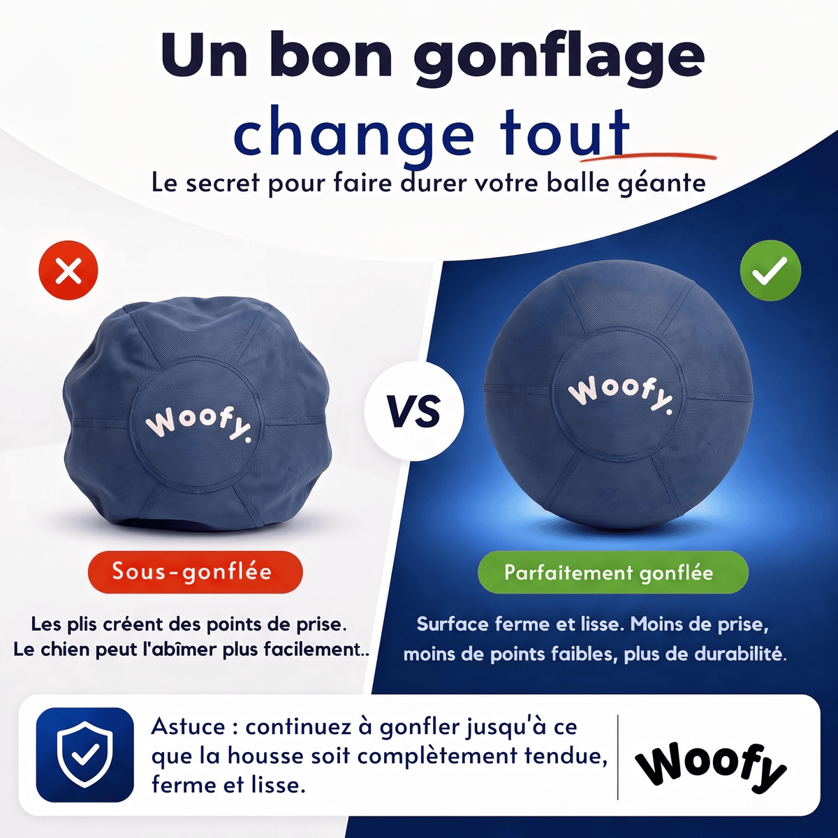 Balle géante Woofylife