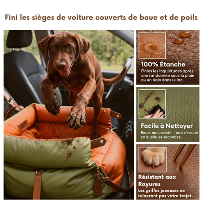 Siège auto pour chien - Voyage en toute sécurité