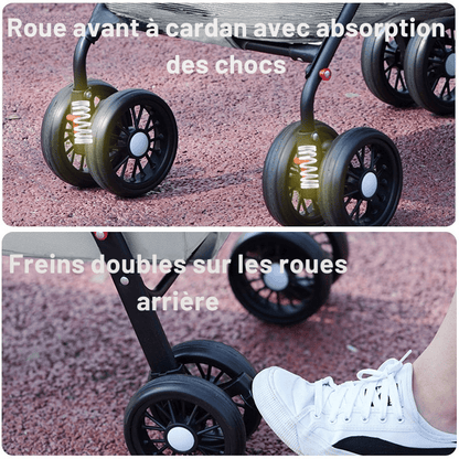 Poussette pour chien tout terrain - Woofylife