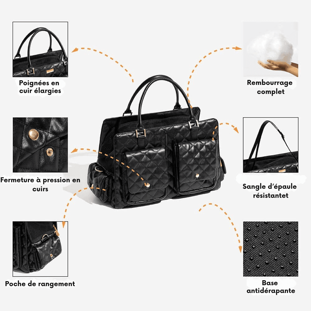 Sac à mains pour chien élégant - Woofylife