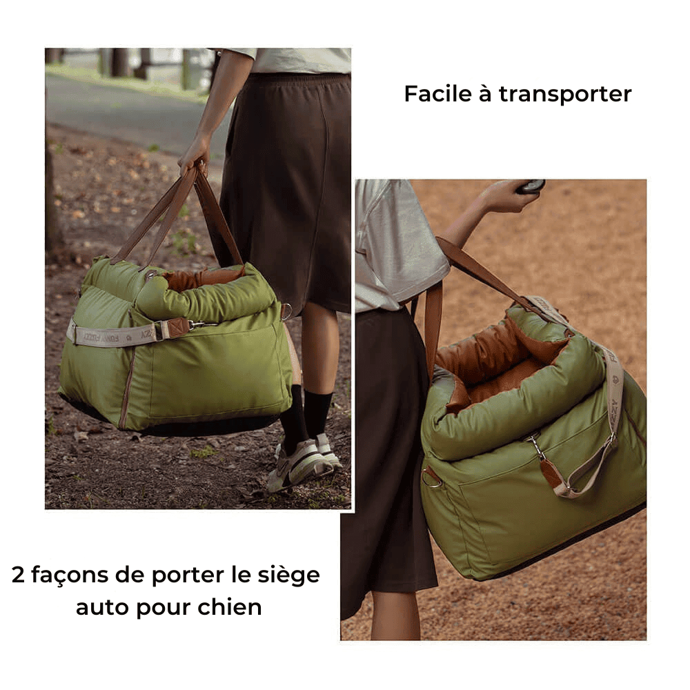 Siège  auto pour petit chien - Woofylife